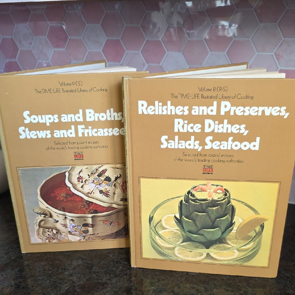 Vintage Cooking Book Set 1969